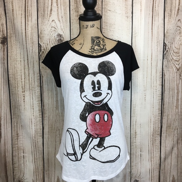 Disney Other - 🌵6/$22🌵Disney Mickey Mouse Burnout Tee Shirt L